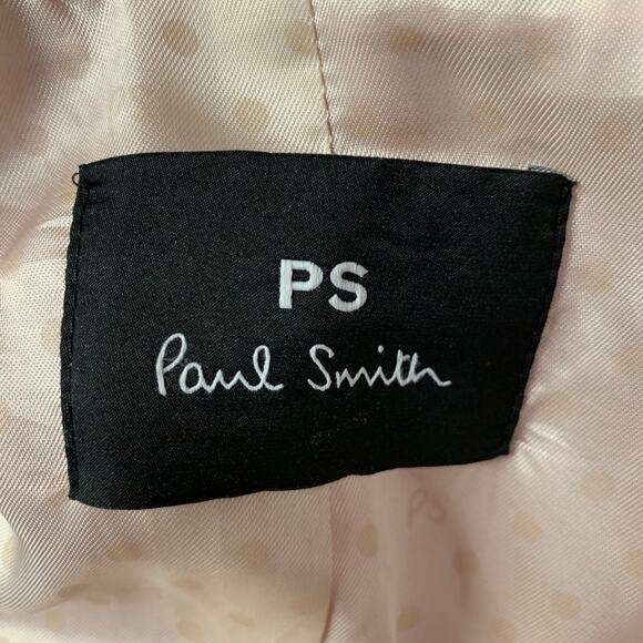 PS by PAUL SMITH Size M Pink Cotton / Elastane Velvet Jacket - Picture 4 of 6